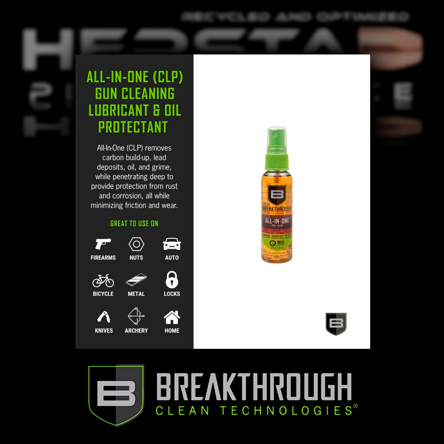 Breakthrough All-in-One (CLP) Gun Cleaner