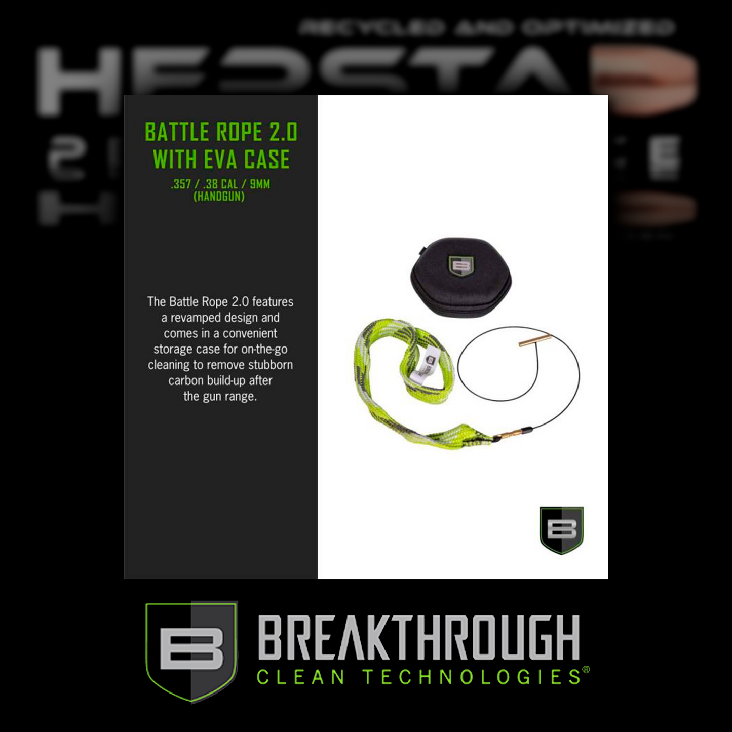 Breakthrough Battle Rope. .35, .38 & 9mm