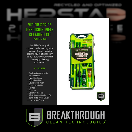 Breakthrough Rifle Cleaning Kit, 243 Caliber & 6mm