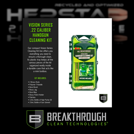 Breakthrough Pistol Cleaning Kit, .22 Caliber