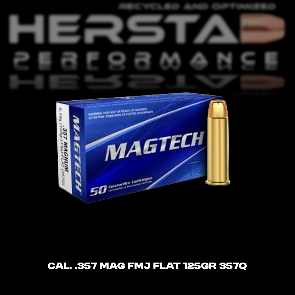cal. .357 MAG FMJ FLAT 125gr 357Q