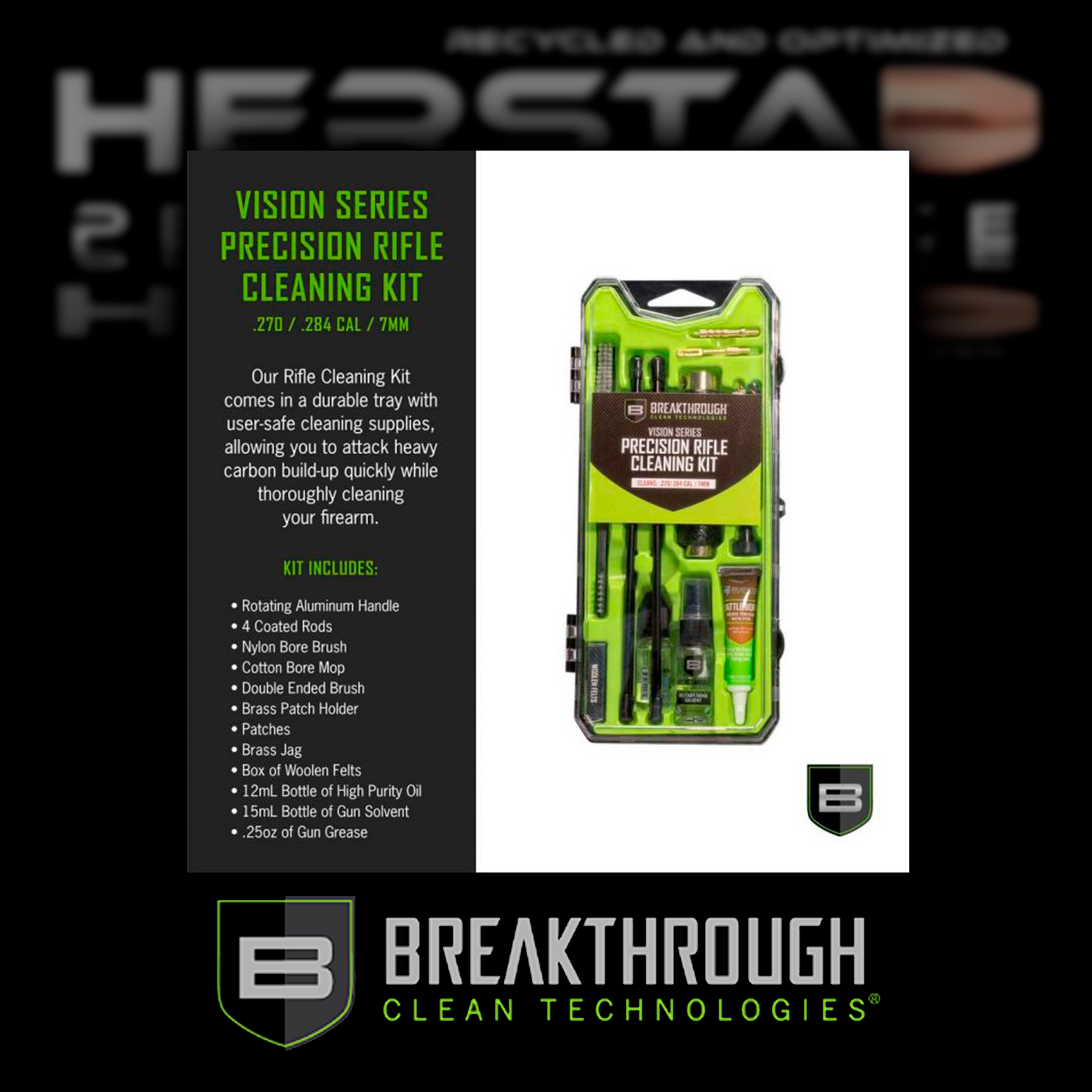 Breakthrough Rifle Cleaning Kit, 270, .284 Caliber & 7mm