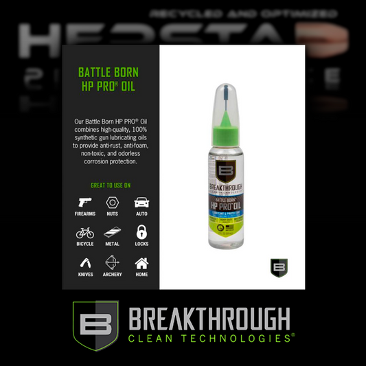 Breakthrough Battle Born HP PRO Lubricant & Protectant, 2oz Bottle w/ Needle Tip Applicator