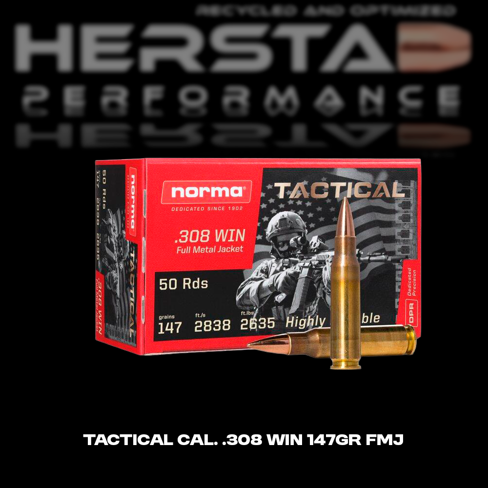Tactical cal. .308 win 147gr FMJ