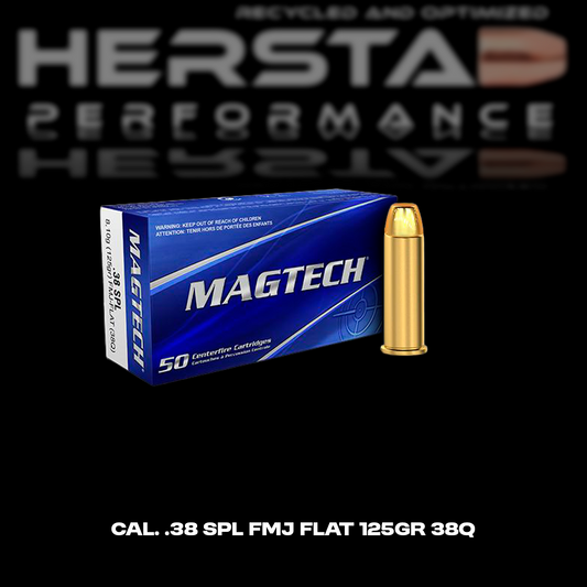 cal. .38 SPL FMJ flat 125gr 38Q