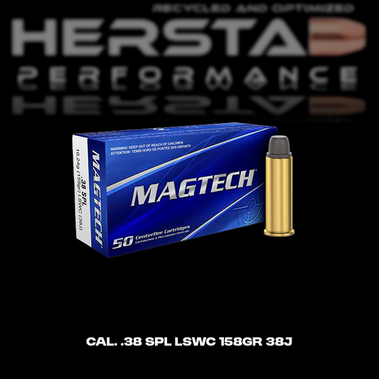 cal. .38 SPL LSWC 158gr 38J