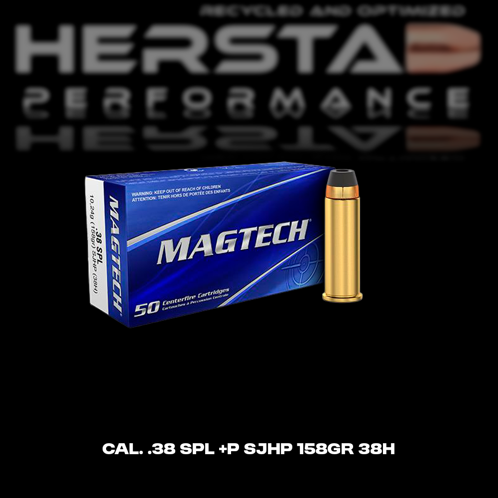 cal. .38 SPL +P SJHP 158gr 38H